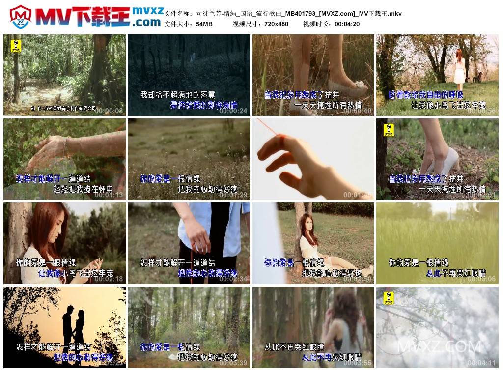 司徒兰芳-情绳_国语_流行歌曲_MB401793